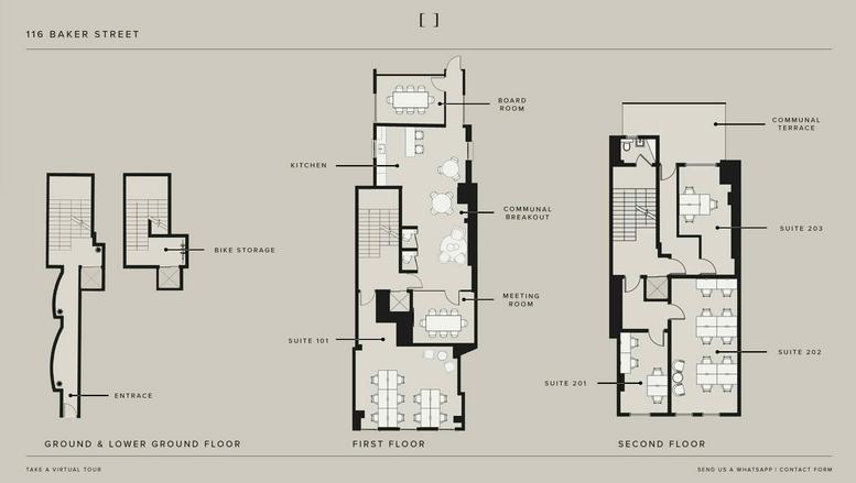 Baker Street Office Space for Rent on 116 Baker Street
